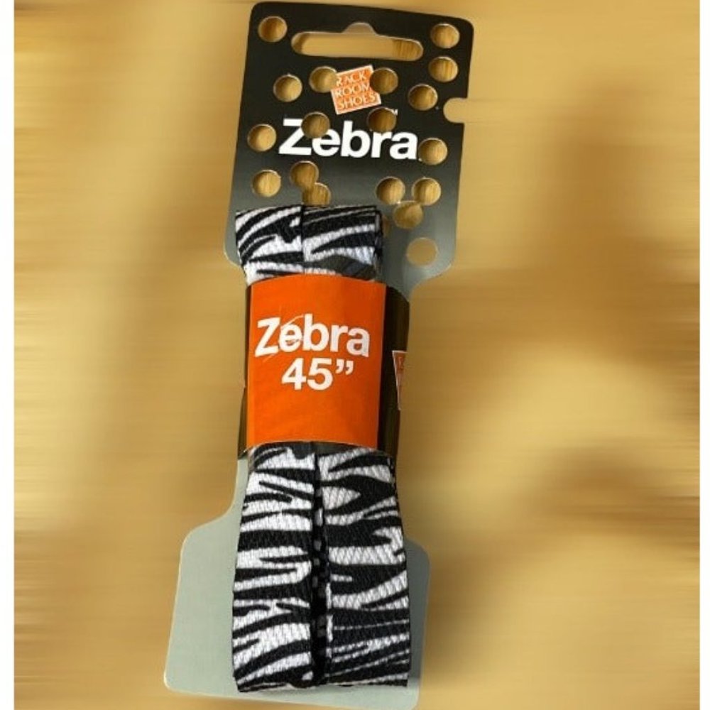 Zebra 45" Shoe Laces
